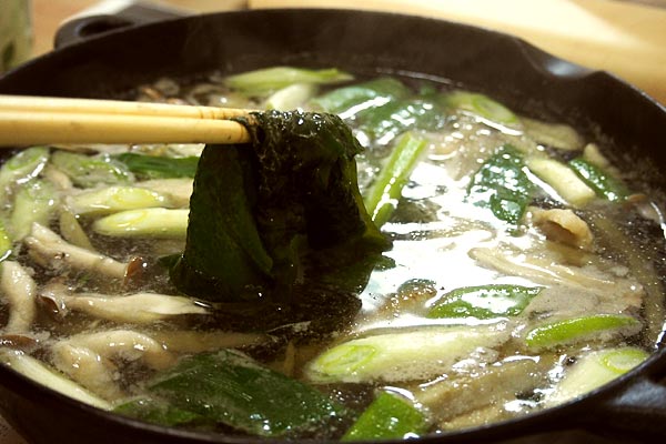 わかめのしゃぶしゃぶ